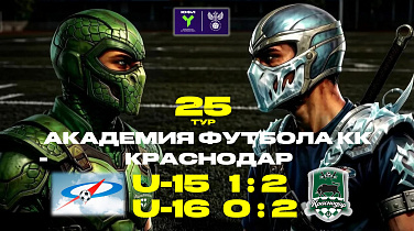 Изображение для новости ЮФЛ ЮГ U-15, U-16. 25 ТУР